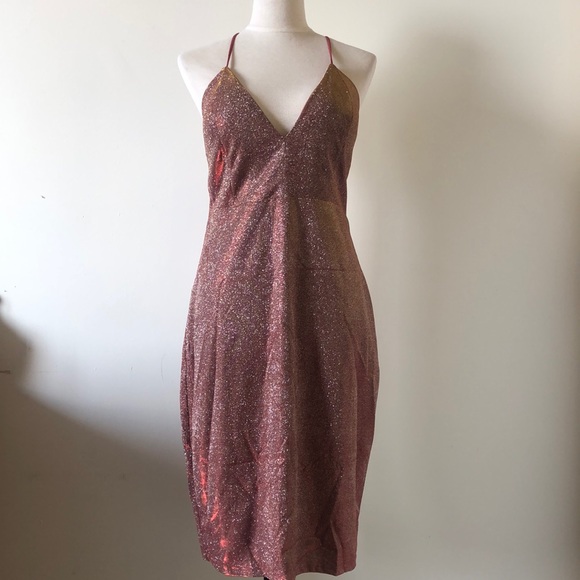 2/$30⭐️ NWT Sparkly CrissCross Dress - Picture 1 of 11